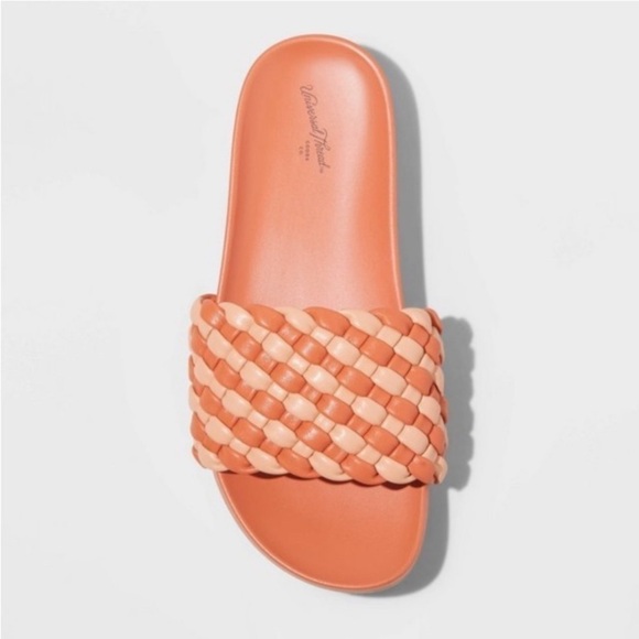Women's Polly Woven Slide Sandals by Universal Thread 🆕 - Picture 3 of 5